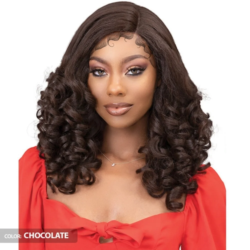 Janet Collection Natural Me HD Lace Wig Blowout Deep Part Lace Jasmina-chocolate